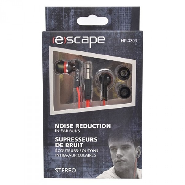 Escape - Écouteurs Intra-Auriculaire Stéréo, Réduction du Bruit, Blanc