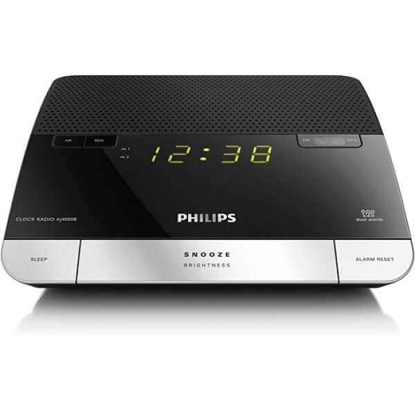 Philips - Radio-réveil Philips Gris PHILIPS